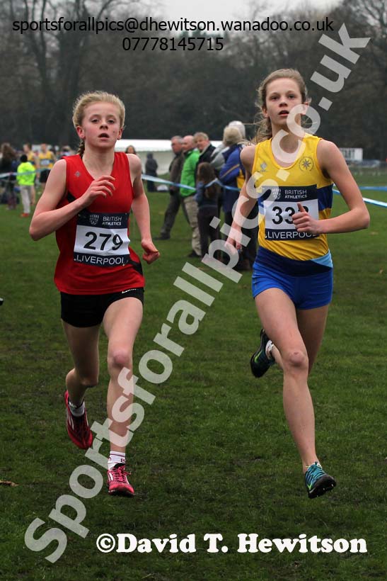 Girls under-15s European Cross Country Trials, Sefton Park, Liverpool. Photo: David T. Hewitson/Sports for All Pics